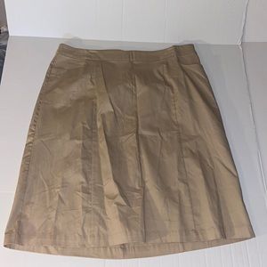 Christopher And Banks New Women’s Size 20 W Khaki Skirt